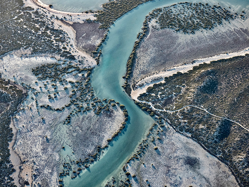 blue river in a valley